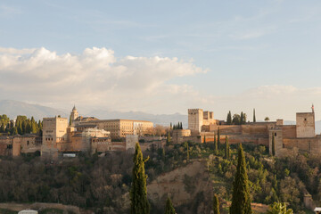 Obraz premium panoramic view of the alhambra