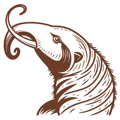 vector illustration of a lion