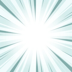 Obraz premium Morning Blue Glowing Sunburst Background. Abstract Blue Glow Effect Sunburst Background for Presentation, Banner, Poster, Flyer, Sales. Modern Pop Art Poster for Summer and Spring Theme.