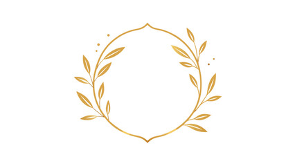 golden wheat on a white background