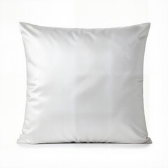 Satin pillowcase isolated on white background in minimalist style  