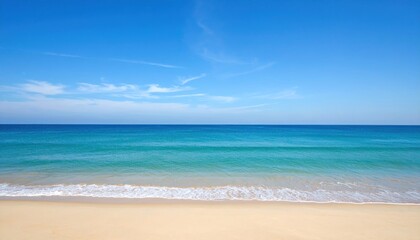 Fototapeta premium Tranquil beach scene