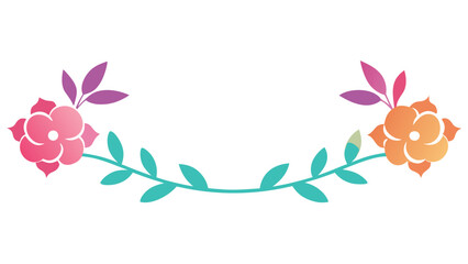 floral frame for your design