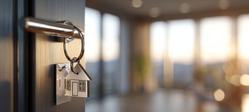 The key to a welcoming home with modern architectural design.