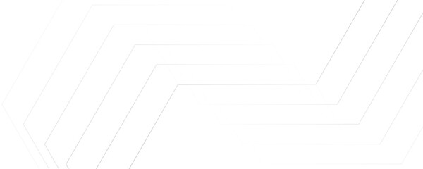 Abstract white and gray color geometric dynamic lines pattern transparent background design.