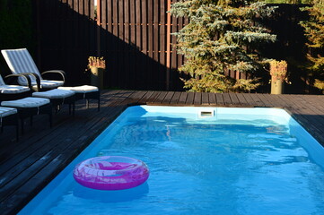 swimming pool in hotel