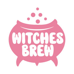 Witches Brew Cauldron with Bubbles