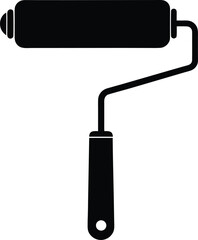 paint roller vector illustration