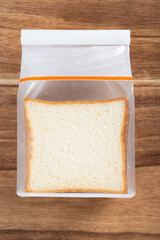 bread slices at vertical composition