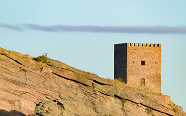 TORRE DEL CASTILLO DE ZAFRA. CAMPILLO DE DUEÑAS. GUADALAJARA. ESPAÑA