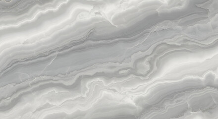 High-Angle Shot of Marble with Water-Like Swirling Veins in White, Gray, and Blue
