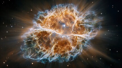 Obraz premium Colorful Nebula In Space