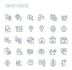 Business related line icons, meeting, cooperation, support, collaboration, partnership illustration, vector, iconslifehack