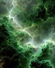 Abstract Colorful Space Nebula