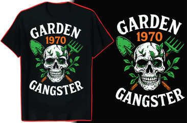 Gardening T-Shirt Design | Plant Lover Funny Retro Art