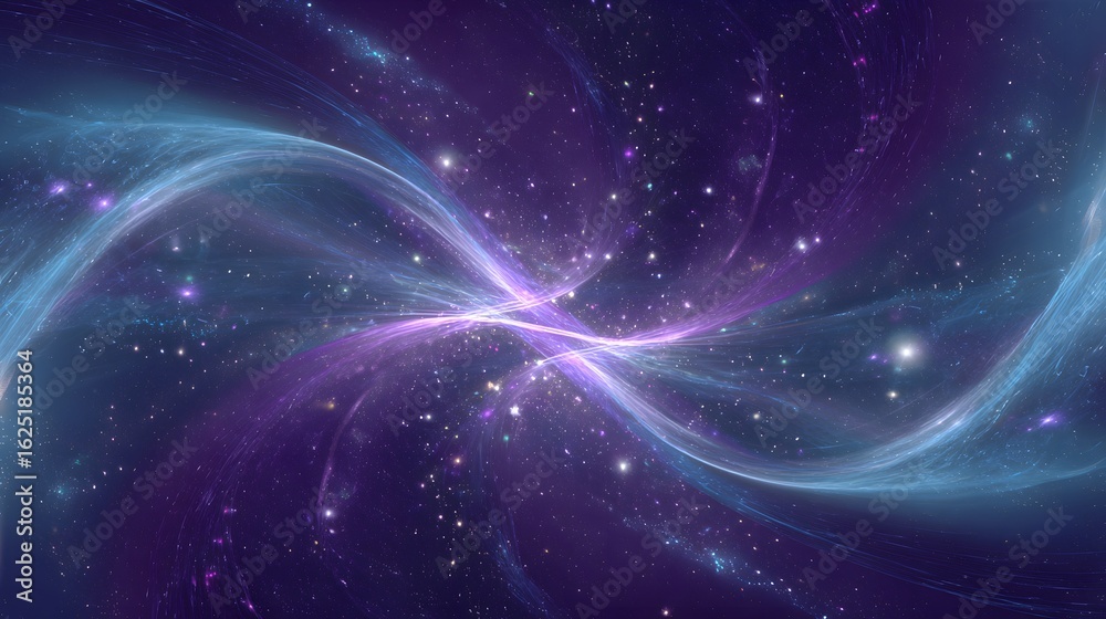 Wall mural abstract fractal. fractal art background for creative design. cosmic abstract background for meditat