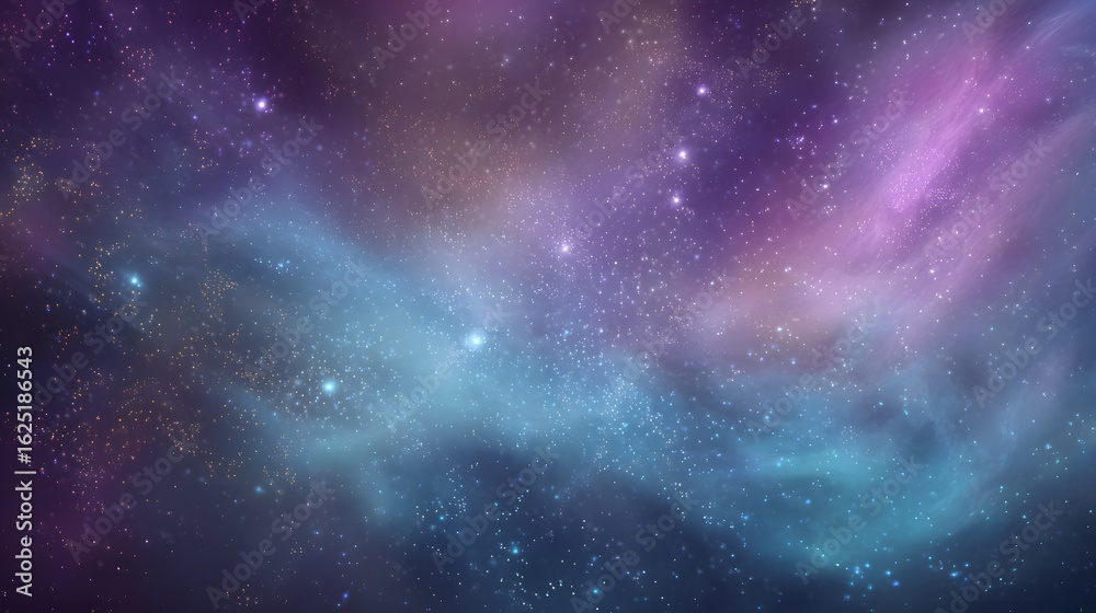 Canvas Prints space background with nebula and stars. colorful space background.