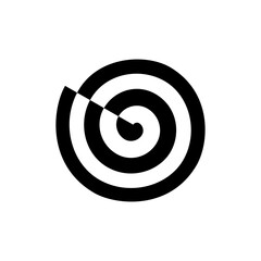 Abstract Geometrical Spiral with Circular Pattern and Modern Style