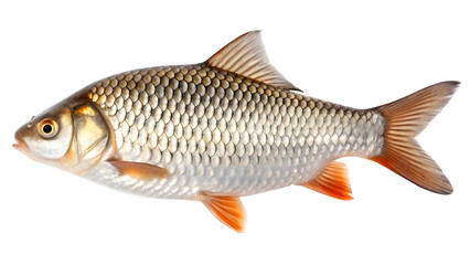 Obraz premium fish carp isolated on white background isolated on white backgroud