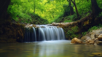 waterfall in the woods