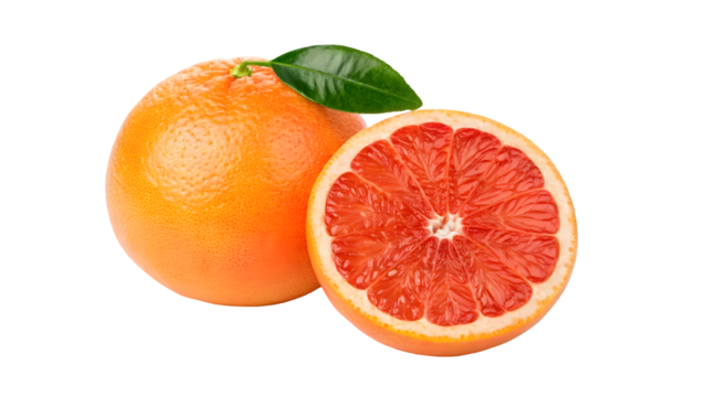 grape fruit isolated on white backgroud