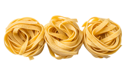 pasta tagliatelle isolated png file isolated on white background