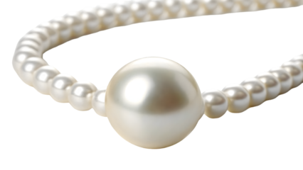 pearl isolated on white backgroud