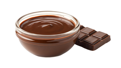 sweet chocolate sauce isolated png file isolated on white background