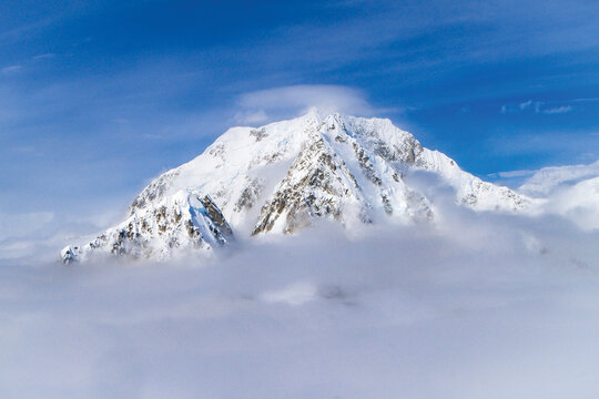 Le mont denali  ou mc kinley en Alaska