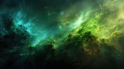 Colorful Deep Space Nebula