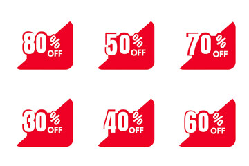 set of sale labels, Set of sale tag, set of sale price icons, set of sale speech bubbles, set of discount labels, set of sale labels, set of sale stickers. Set of sale badge buttons, sale promotion co
