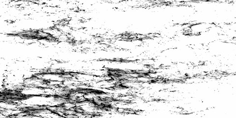 Dark irregular shapes scattered across a white background surface. Dirt texture for the background with stain and effect. Abstract textured effect Distressed overlay texture and Grunge background.