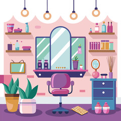 Fototapeta premium Beauty salon icon 