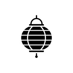 Fototapeta premium Paper Lantern Icon for Festive Celebration and Cultural Event Decoration