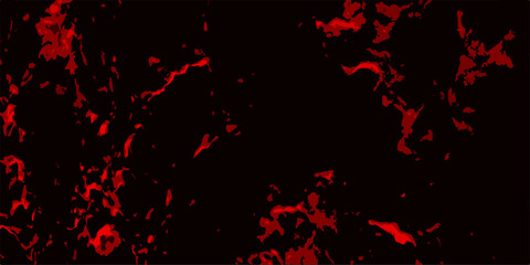 Abstract red marble and red granite tiles floor on red background. Decorative red panoramic background texture. Dirty rustic red grungy texture. Gloomy black and red colors background for design.