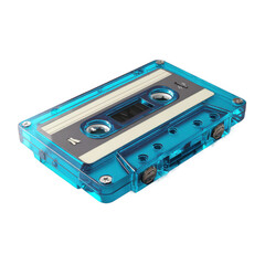 Obraz premium Cassette tape isolated [Transparent Background PNG].