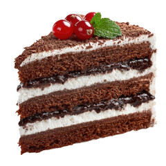 Chocolate cake [Transparent Background PNG]