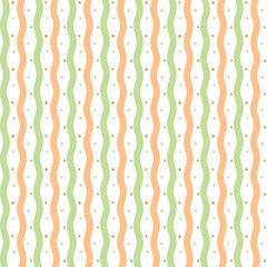 Color line with green and orange