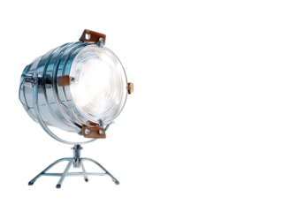 strobe on white background