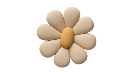 Isolated Beige Flower