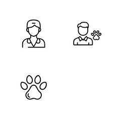 Veterinary Professionals Caring for Animals with Paws and Medical Expertise