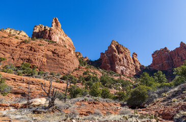 Fototapeta premium Scenic Sedona Ariozna Red Rock Landscape