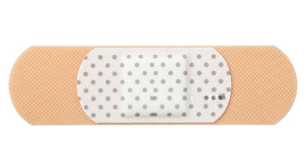 Isolated Adhesive Bandage
