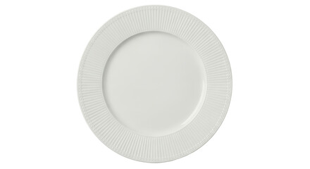 Isolated white plate