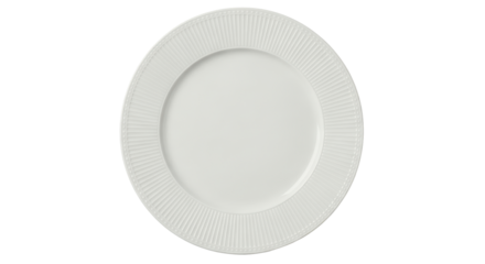 Isolated white plate