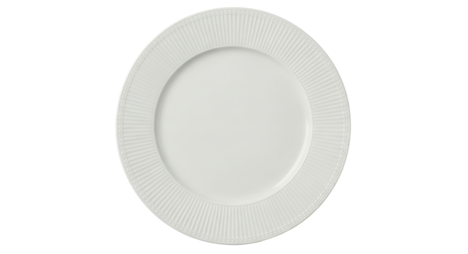 Isolated white plate