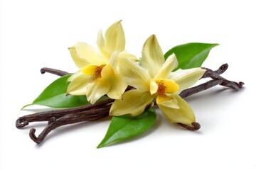 Vanilla Bean Flower and Pod