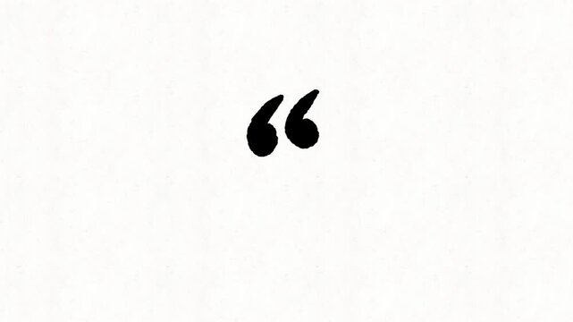 Easy to use Hand drawn inverted commas