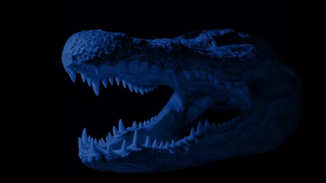 Crocodile Head In The Dark
