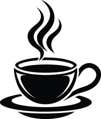 Steaming Coffee Cup Icon